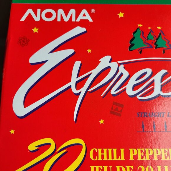 Noma Expressions 20 Chili Peppers Indoor Light Set GUC in Box GREEN TESTED BIN H - Picture 2 of 5